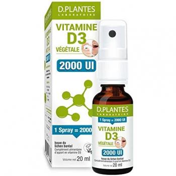 Spray Vegetal de Vitamina D3 2000 UI - D.Plantes - Sistema Inmunitario 20ml