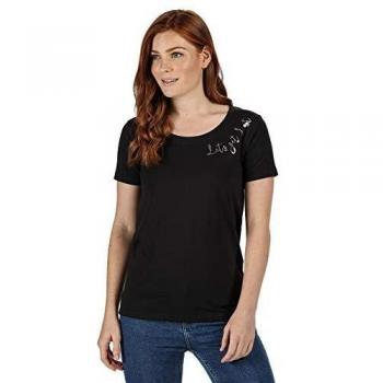 Regatta Filandra IV Camisa De Mangas Cortas, Negro, 36 para Mujer