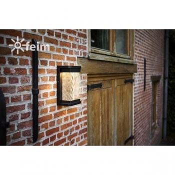 LUTEC STARRY 16W Black Outdoor LED Wall Sconce IP54 3000K