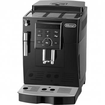Cafetera automática DE'LONGHI ECAM13.123.B, 1 unidad, color negro, sistema de preparación de café espresso y cappuccino, molinillo integrado con 13 niveles de molienda, panel de control intuitivo con pantalla