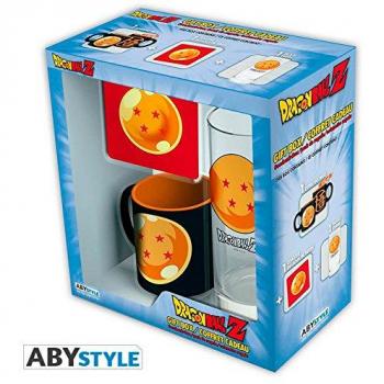 ABYstyle-Dragon ABYPCK105 - Mini Taza con Posavasos y Vaso de Cristal