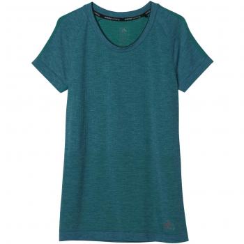 adidas AS Primeknit W - Camiseta para mujer, color verde , talla XL