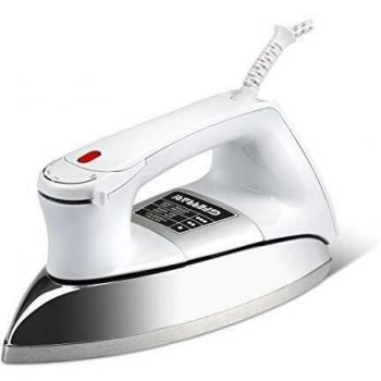 Plancha a Seco G3 Ferrari G40013, 900W, 1.6 kg, Piastra de Aluminio, Control de Temperatura, Color Blanco