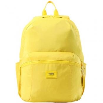 Mochila Totto Trik para portátil 14 amarillo Super Lemon