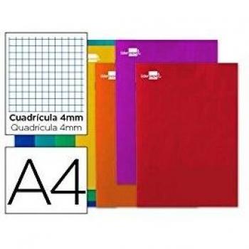 Libreta escolar grapada Liderpapel Write A4 80 hojas