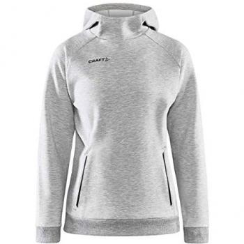 Craft Women's Core Soul Hoodie Sweatshirt - Grey Melange - Size L