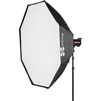 Softbox Octagonal Quadralite 180cm con Anillo de Montaje Bowens