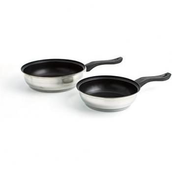 Quid 7469018 - Set de 2 Sartenes 20/24Cm Gamma Inox Quid , Color Negro , 60x50x10 cm