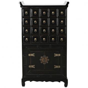 Cajonera DKD Home Decor de Madera de Olmo con 20 Cajones (57 x 32 x 103 cm)