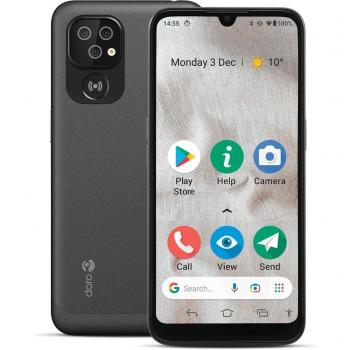 Doro 8100 Smartphone para Seniors - 4G, IP54, Pantalla de 6.1, Triple Cámara, 32GB, Android