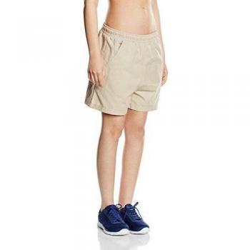 Trigema Trigema Damen Shorts 100% Baumwolle - Pantalones Cortos Mujer, color beige, talla 40