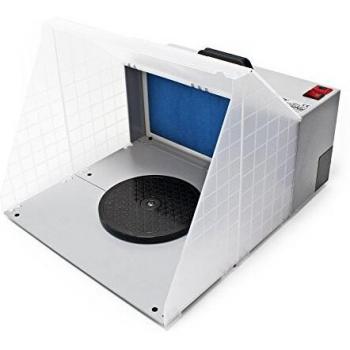 Cabina de Aspiración para Aerografía 4m³/min con Filtro de Succión y Accesorios para Pintar