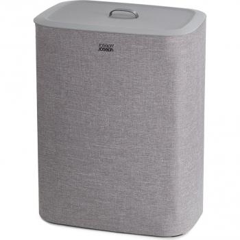 Joseph Joseph Tota Separation Laundry Basket, Easy to Empty, 90L, Grey (50003)