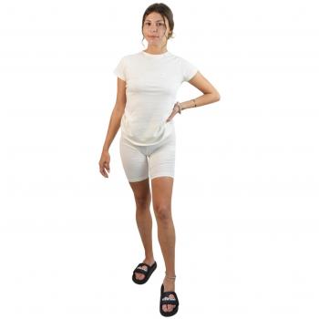 Ellesse - Conjunto Blanco para Mujer - Crolo Tee