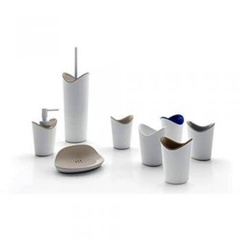 Gedy Moby Dosificador De Jabón, Resinas Termoplásticas, Blanco, 240 X 270 Cm