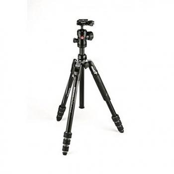 Manfrotto Befree Advanced Twist 4-Section Aluminum Travel Tripod with Ball Head, Black