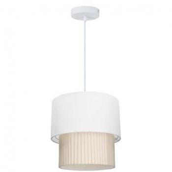 Lámpara de Techo Colgante Ajustable Serie Batwe E27 Ø280mm Blanca