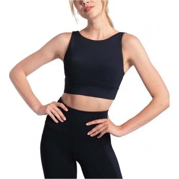 Top deportivo de mujer Lolë Step Up negro XL
