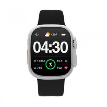 Reloj Inteligente Radiant Hollywood Sport Negro Unisex 40 mm, Control de Ritmo Cardiaco, Sueño y Modos Deportivos, Compatible con Android e iOS