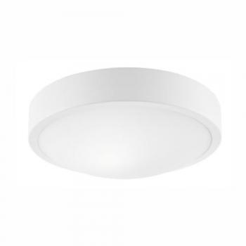 Lámpara de Techo Jonas EPIKASA, Metal y Vidrio, Blanco, 8x26x26 cm