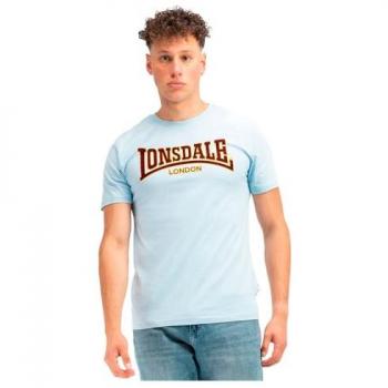 Camiseta Lonsdale Clásica de Manga Corta Azul para Hombre