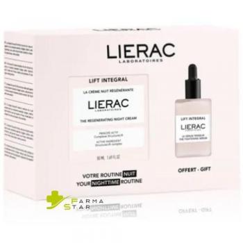 Lierac Lift Integral Crema Regeneradora de Noche 50ml + Sérum Lift Integral Booster Efecto Lifting 30ml