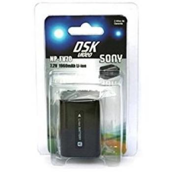 SilverHT 40948 - Batería de videocámaras para NP-FV70 Sony de 1500 mAh, color negro