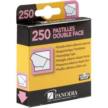 Panodia 270890 Caja de 250 pegatinas adhesivas de doble cara