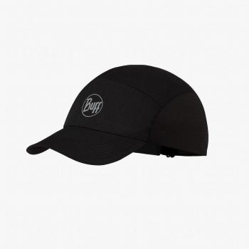 Gorra unisex Buff Solid Black con diseño clásico, fabricada en tejido transpirable, ajuste cómodo y ligero, ideal para actividades al aire libre y deportes