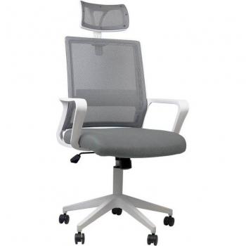 Silla de Escritorio Thinia Home Century Ergonómica con Ruedas, Respaldo de Malla Transpirable, Soporte Lumbar, Reposabrazos, Altura Ajustable 109-119x95