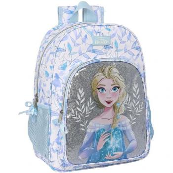 Mochila Escolar Frozen Disney 42cm con Adaptador para Carro