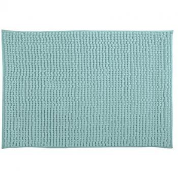Alfombra de Baño Chenilla Microfibra 40x60cm Verde Pastel - Antideslizante, Absorbente y Lavable