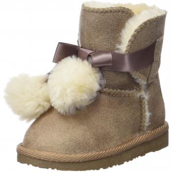 Conguitos Bota Australiana, Botas Slouch para Niñas, Marrón
