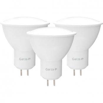 Garza - Pack de 3 bombillas dicroicas GU5.3 7 W 700 lm 4000 K
