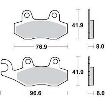 Juego de pastillas de freno TRW MCB582 y MCB582SI - Pastillas de freno para motocicleta, alta calidad, compuestos específicos para un rendimiento óptimo, diseño que asegura una buena disipación del calor, mayor