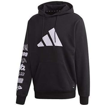 adidas M Pack Po Hood Sudadera, Hombre, Negro/Matpur, 2XL