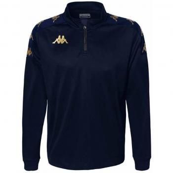 Sudadera Kappa 1/2 Cremallera Gassolo Azul