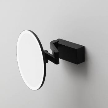 Espejo cosmético LED Decor Walther Vision R negro con aumento 5x