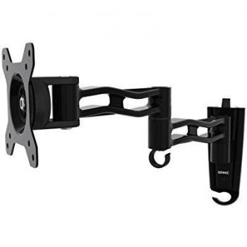 Duronic DM35W1X3 Brazo para Monitor 13 a 30 de Pared | Hasta 20 kg | Brazo extensible y giratorio de 36cm | Cabezal VESA 75 y 100 Giratorio e Inclinable ±15° | Incluye placa para instalacion en pared