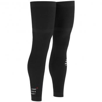 Medias Compressport Full Legs Unisex Negro - Perneras de compresión, color negro, modelo T4