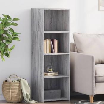 Armario alto Sonoma de madera multicapa gris 40x41x124 cm