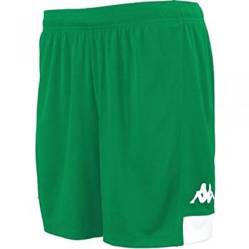 Kappa PAGGO Pantalón Corto de equipación, Hombre, Verde/Blanco, 4XL