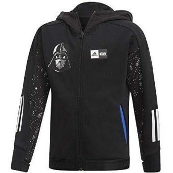 adidas LB Dy Sw FZ HD Sudadera, Unisex niños, Negro/Blanco, 98