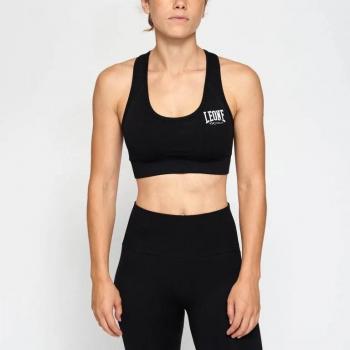 Sujetador Deportivo Leone1947 Logo Negro para Mujer