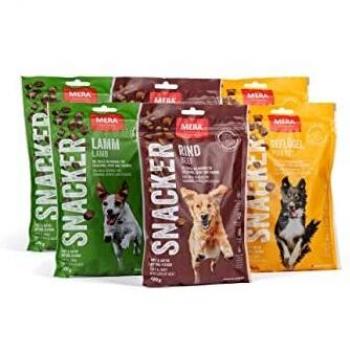 MERA Snacker Mix snacks para perros - Pack económico: 12 x 200 g