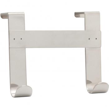 Percha doble de baño para colgar en puerta