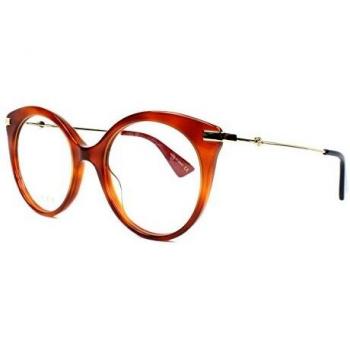 Gucci Stylish Eyeglasses Frame GG0109O Brown Unisex ONE SIZE