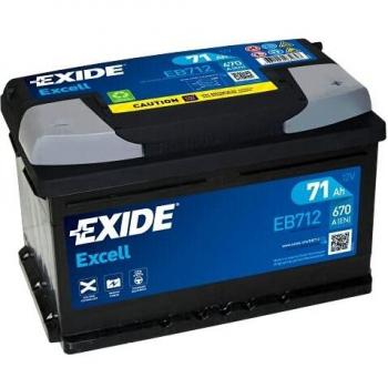 Batería de arranque Exide Eb712 de 71 A