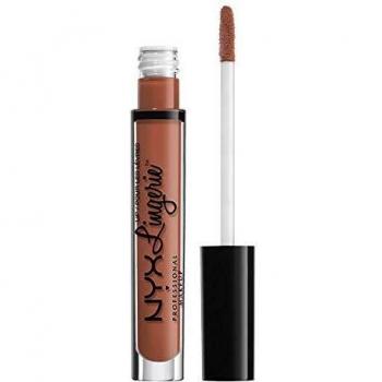 NYX PROFESSIONAL MAKEUP Pintalabios Lip Lingerie Liquid Lipstick, Acabado Cremoso y Mate, Larga Duración - Tono Seduction