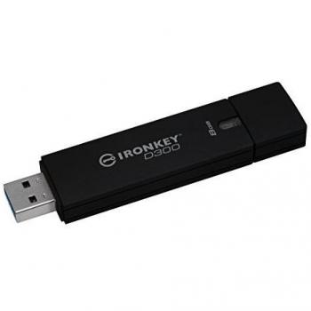 Kingston IronKey D300 - Memoria cifrada USB 3.0 de 8 GB